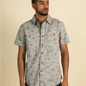 Carhartt Men's Patterned Button Down Shirt
